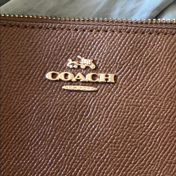 Coach Brown Leather Wallet/ Clutch - Picture 2 of 7